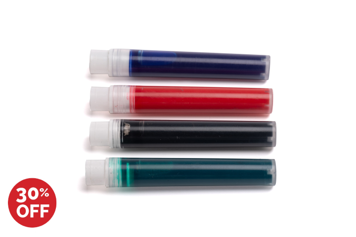 Premium Whiteboard Marker Replacement Cartridges Assorted Colour Pk12