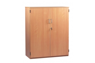 Storage Cupboard Lockable Doors 1 Fixed Shelf 2 Adjustable Shelves  W 1024 x d 4
