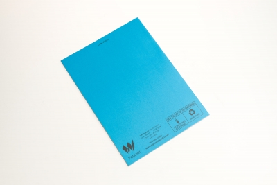 Performance A4 Exercise Books 80 Pages Pk50 12mm Feint & Margin Light Blue 1