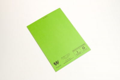 Performance A4 Exercise Books 80 Pages Pk50 10mm Feint & Margin Light Green 1