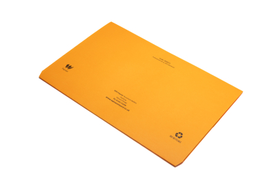 Popular Document Wallets Foolscap Vibrant Orange Pk40   1
