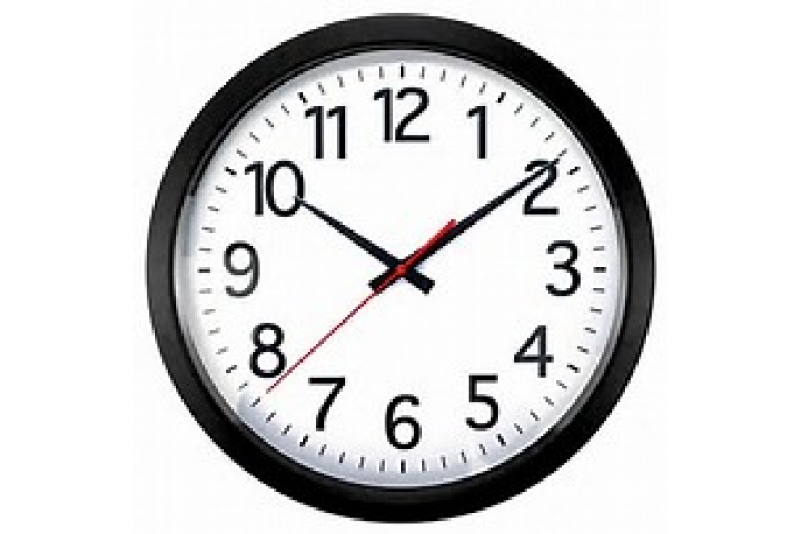 Performance Stylish Office Wall Clock in White