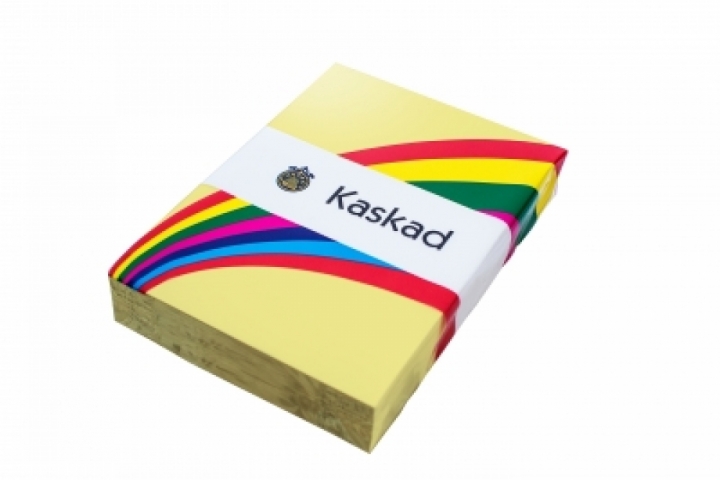 Kaskad Coloured Paper Bunting Yellow A4 160gsm Pk250 Sheets