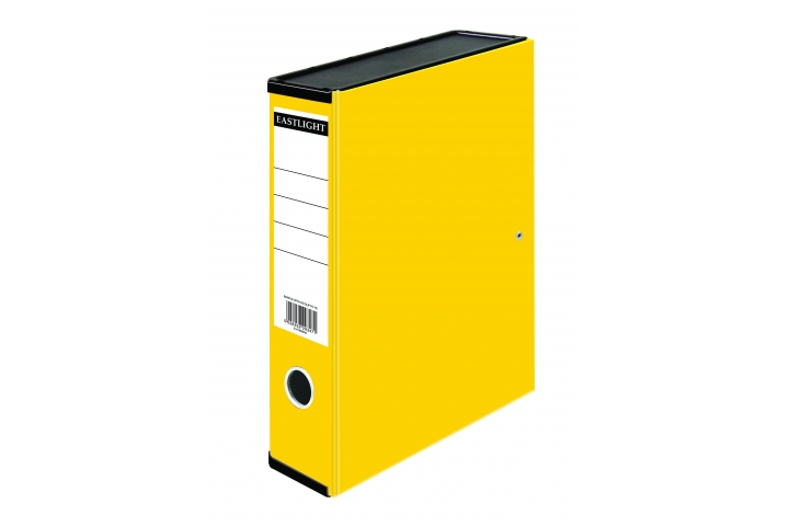 Popular Box Files Foolscap Yellow Pk10 *WSL*