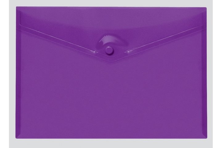 Popular Polyprop Document Wallets  A4+ Purple Pk5