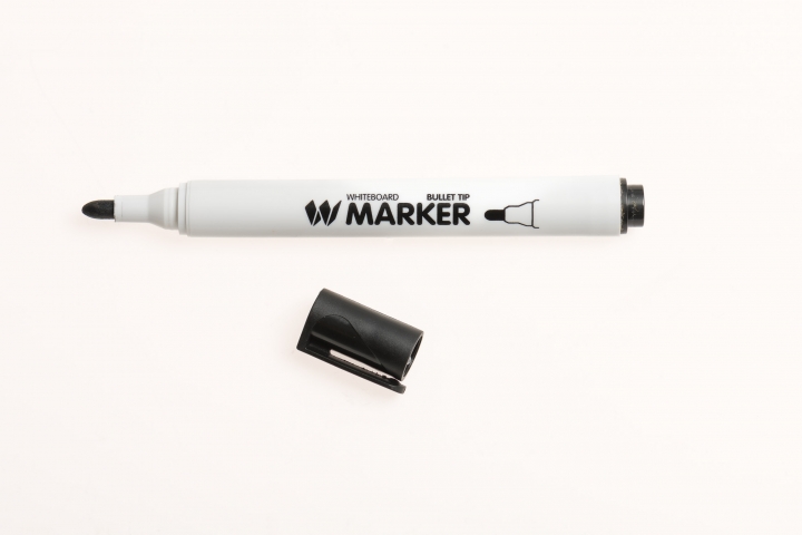 Performance Teacher Whiteboard Marker Bullet Tip Black Pk12