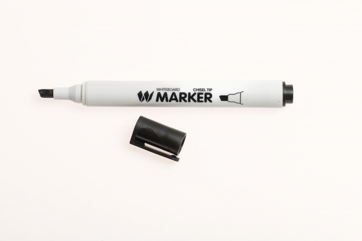 Performance Teacher Whiteboard Marker Chisel Tip Black Pk96