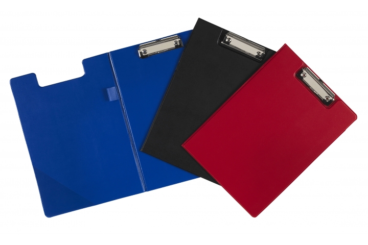 Performance PVC Clipboards Foldover Red Pk10