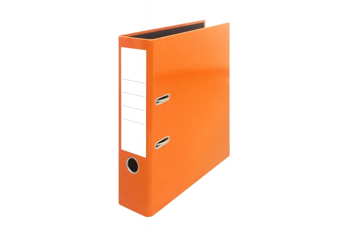 Performance Gloss Laminated Lever Arch File A4 Orange Pk10
