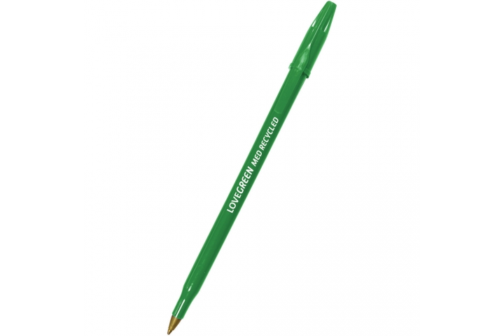 Performance Eco Range Ballpoint Pen Green 100% Recycled Plastic Pk50