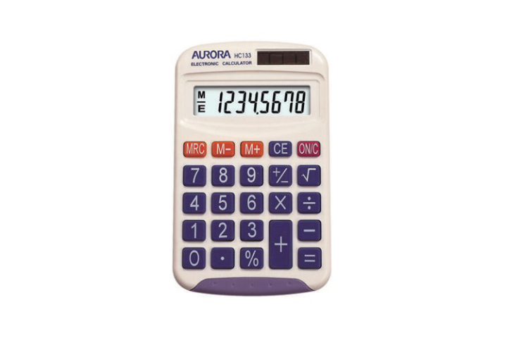 Popular Aurora HC133 Pocket Calculator