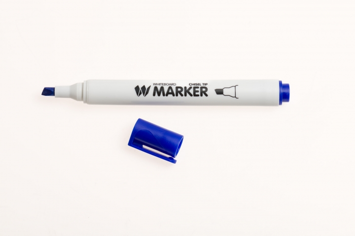 Performance Teacher Whiteboard Marker Chisel Tip Blue Pk48