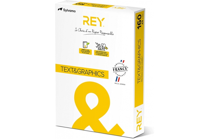 Rey Text & Graphics Card A3 160gsm White Pk250 Sheets