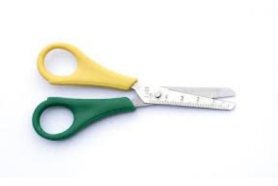Popular Childrens Ruler Scissors Left Handed 133mm Pk 12