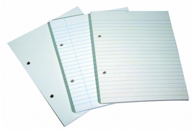 Popular Exercise Paper A4 8mm Feint & Margin 2 Hole Punched Box 5 Reams 1