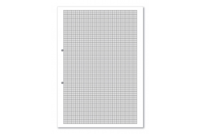 Popular Exercise Paper A4 Graph Squares 1, 5, 10mm 2 Hole Punched Pk500 Sheets