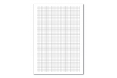 9" x 7" Unpunched School Office Exercise Graph Paper Double Sided 5mm Squares