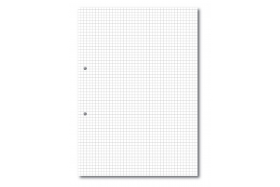 Popular Exercise Paper A4 5mm Squares 2 Hole Punched Pk500 Sheets
