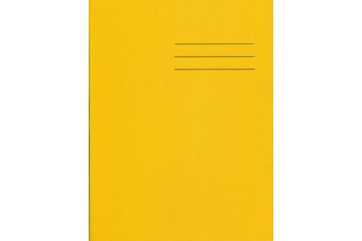 Performance 8 X 4 Homework Book Portrait 32 Page 8mm Feint Vivid Yellow Pk100 