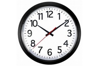 Performance Stylish Office Wall Clock in White