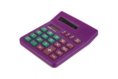 8 Digit Dual Powered Calculator Pink
