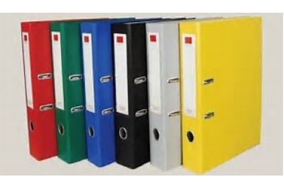 Coloured Lever Arch Files A4 Assorted