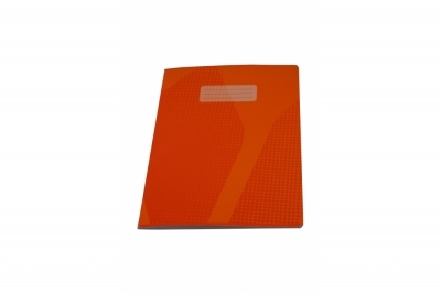 Premium Exercise Books - A4 80 page, Pk 50 5 mm Squares Vibrant Orange