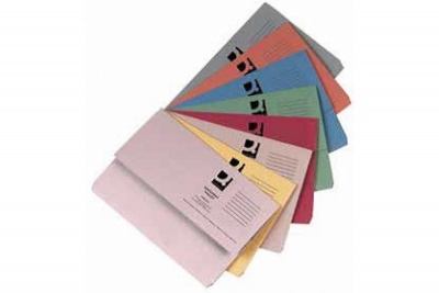 Performance Document Wallets Foolscap Assorted Colours Pk50 *WSL*