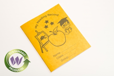 Performance Reading Record Books 40 Pages Pk100 Yellow