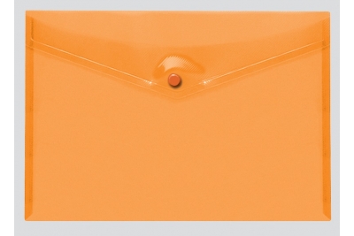 Popular Polyprop Document Wallets  A4+ 355 236mm  Orange Pk 5