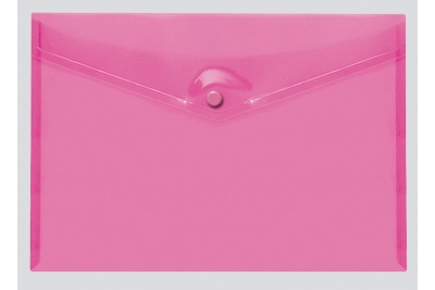 Popular Polyprop Document Wallets  A4+ 355 x 236mm  Pink Pk 5