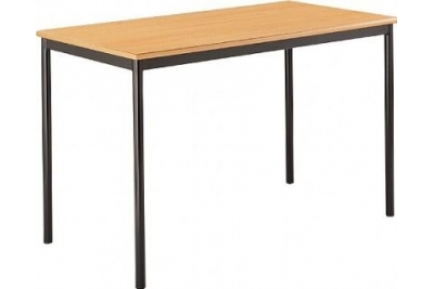Welded Table 1200 x 600mm Rectangular MDF Edge h760mm Spiral Stacking