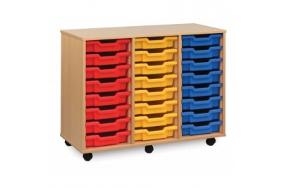 Gratnells Storage Unit 24 Shallow trays W1030 x D 453 x H 789mm
