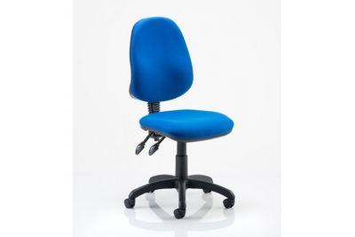 High Back Task Chair Without Arms ROYAL BLUE