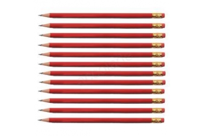 C2 Pencil With Eraser Tip Hb  pk 12