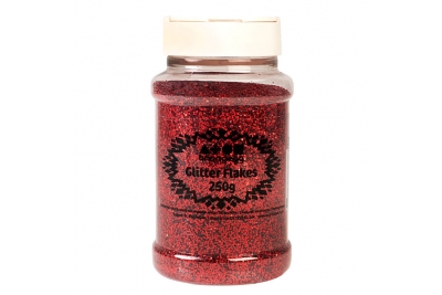 Glitter shakers red 250g each