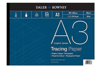 Darler-Rowney Tracing Pad A3 90 gsm
