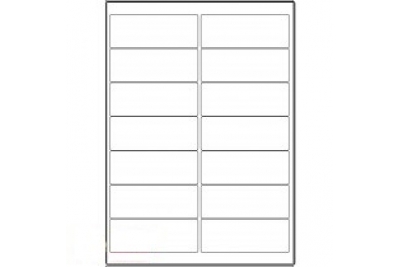 Graphic Labels A4 Round Corners 99 X 38mm X14 White