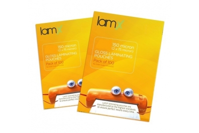 XLamX A3 Gloss Laminating Pouches 150 Microns - 100 Pack