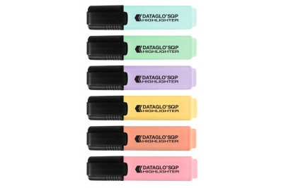 Highlighters Pastel Colours Assorted Pk 6 