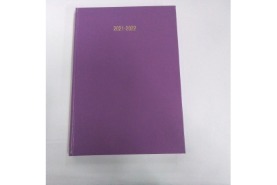 Academic Diary A5 Week To View Mauve 12 Months 2021-2022