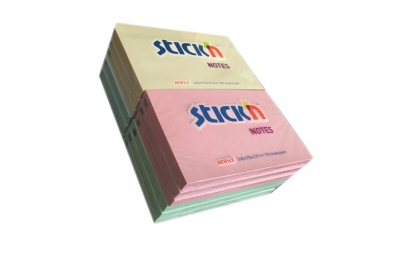 Popular Sticky Notes 125 X 75mm Pastel Colours Pk12