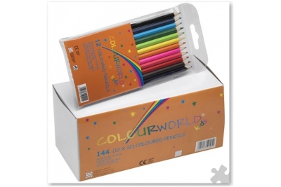 Popular Colouring Pencils Assorted Pk 144
