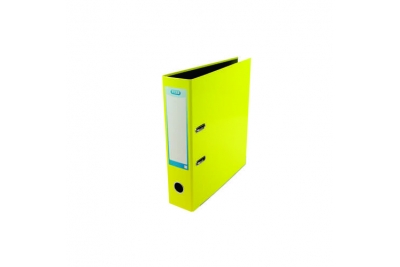 Performance Gloss Laminated A4 Lever Arch File 70mm Spine Vibrant Yellow Pk10