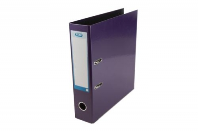 Performance Gloss Laminated A4 Lever Arch File 70mm Spine Vibrant Purple  Pk10