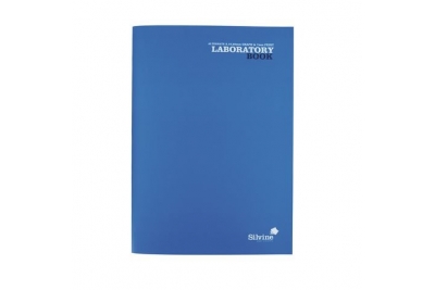 Laboratory Book Alternative 8mm Feint & Margin 2/10/20 Graph Paper 80 Page Blue 
