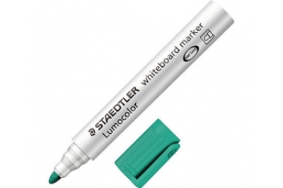 Staedtler Whiteboard Marker Refillable Bullet Tip Green Pk10