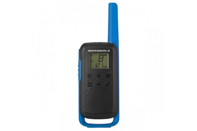 Motorola TLKR T62 Walkie Talkie Radios Twin Pack Blue