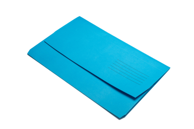 Popular Document Wallets Foolscap Vibrant Blue Pk40  