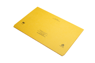 Essentials Document Wallets Foolscap Vibrant Yellow Pk40 1
